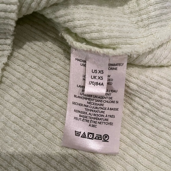 FREE PEOPLE - We The Free - OG Thermal Long Sleeve - Glow Party Green - XS - Picture 6 of 8